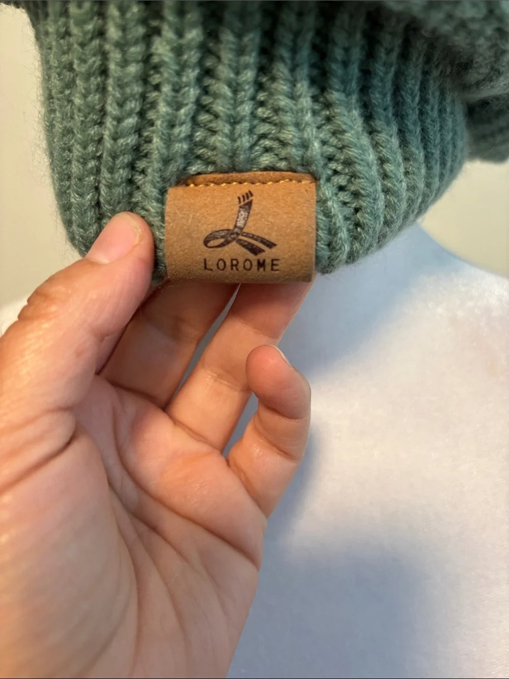 ⭐ 3 for $15 Cozy Knit Slouch Beanie – Sage Green